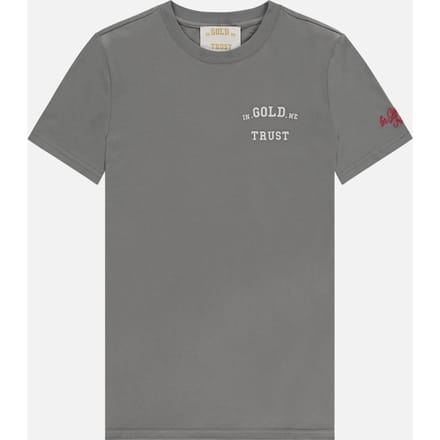 In Gold We Trust The Pusha Light Quiet Shade Maat: L | Basic T-Shirts Outlet | Unisex | Grijs