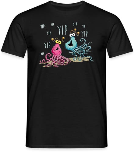 Sesamstraat Yip Yip Alien T-Shirt Heren
