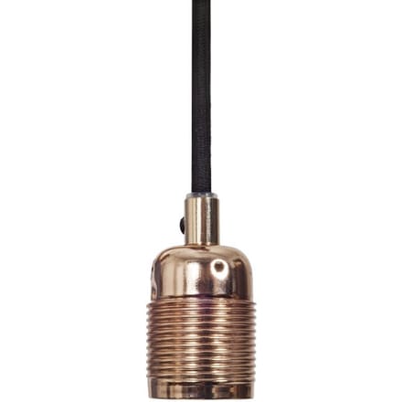 Frama - Frama - Kabel met fitting - E27 - koper - zwart