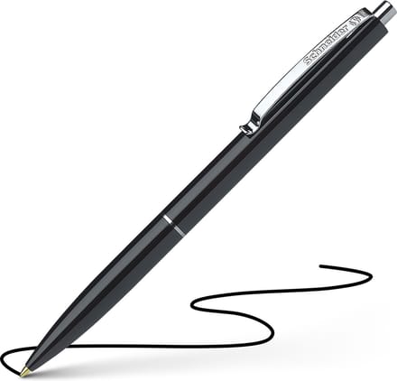 Schneider balpen - K15 - penpunt M - zwart - S-3081