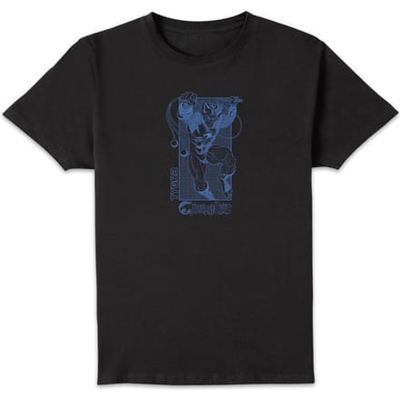 Thundercats Tygra Blue Unisex T-Shirt - Black - S