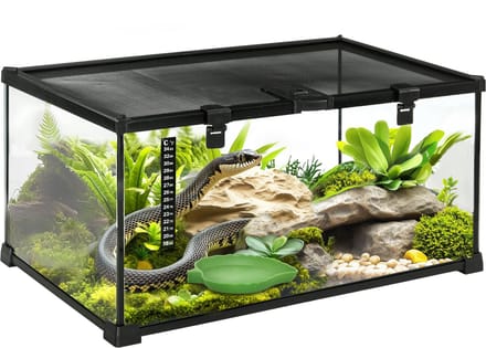 PawHut Terrarium mit abschließbarem Meshdeckel D40-015V01