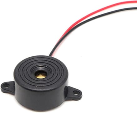 Zoemer Alarm - Pieper - Auto Veiligheid - Automatische Inschakeling - 22mm Diameter - Zwart