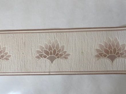 BEHANGRAND CREME BRUIN VOELBAAR PRINT DIKKE RELIEF 561623