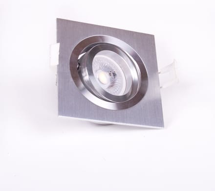 Nova Lux Inbouwspot Kantelbaar - Vierkant - GU10 - Aluminium