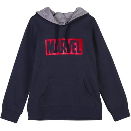 Sweater met kap van geborsteld katoen voor kinderen Cerda Marvel