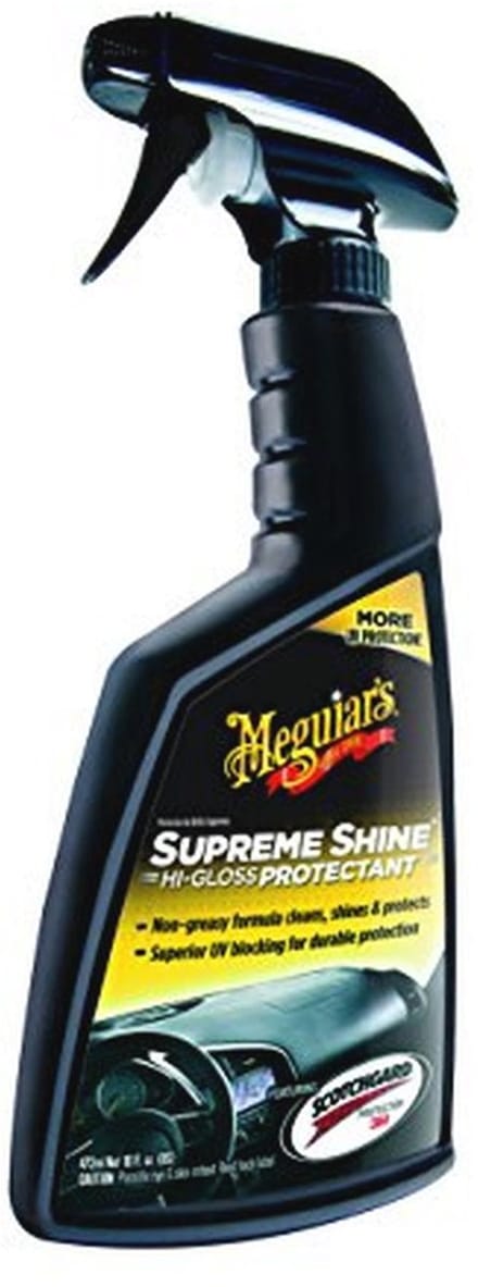 Hi-Gloss Protectant 473ml voor Dashboard, Rubber en Vinyl