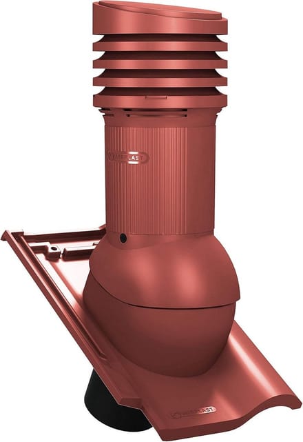 Passieve Dakventilator DN 125 mm met Condensafvoer voor Dakpannen