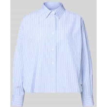 Oversized Overhemdblouse van puur katoen Model 'AUREO'