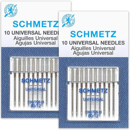 Schmetz Universele Naaimachine Naalden - Maat 80/12-2 Kaarten - 20 Naalden
