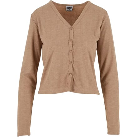 Urban Classics - Rib Cardigan - M - Beige