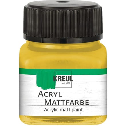 KREUL acryl matte verf, 20 ml, Metallic - Goud