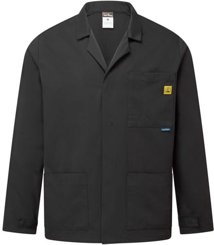 Portwest Anti-statisch ESD labjas AS18 - Zwart - M