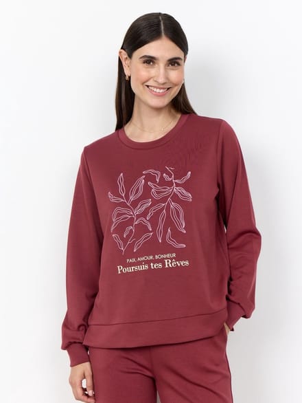 Soyaconcept Sc-banu 317 oxbloodred sweater