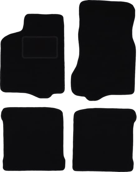 Zwarte veloursmatten voor: Seat Ibiza II hatchback (1993-2001)