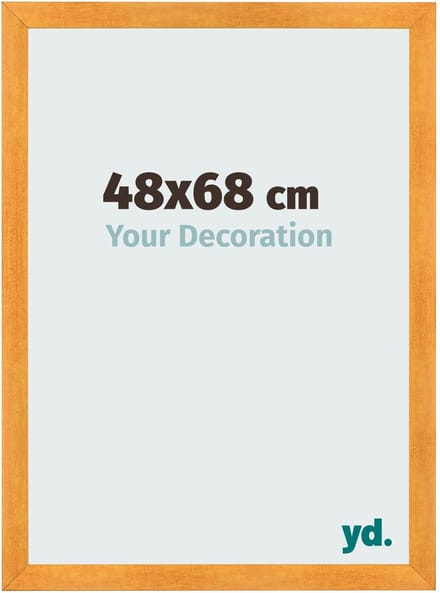 Your Decoration - Fotolijst 48x68 cm - MDF - Oranje - Pisa
