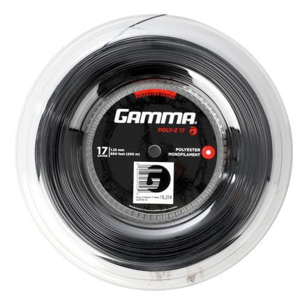 Gamma Poly Z Rol Snaren-Zwart
