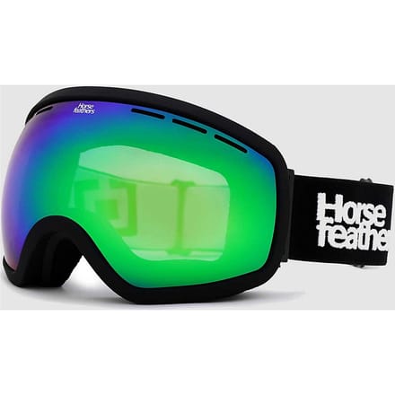 Horsefeathers Knox Black (+Bonus Lens) incl Case Goggle groen
