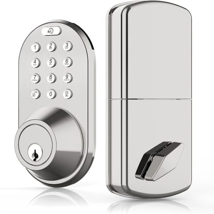 Elektronisch Deurslot met Digitale Code - Slimme No-Key Toegang met One-Touch Vergrendeling en Eenvoudige Installatie