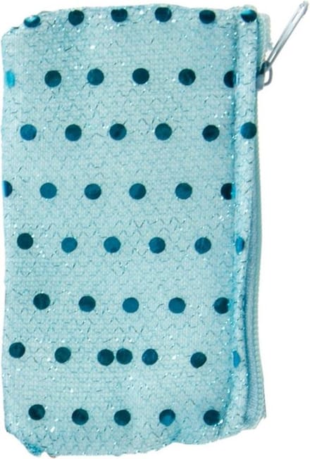 Lg-imports Portemonee Glitters Blauw 9 Cm