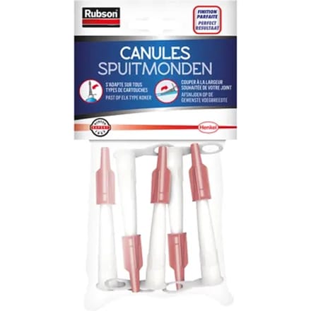 Rubson Spuitmonden Voor Voegkit Easy Service 5st