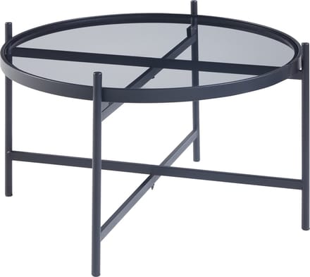 Salontafel Lier rond Ø61x39,5 cm zwart