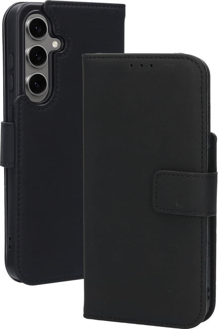 Mobiparts Leather Wallet Case geschikt voor Samsung Galaxy S24 FE - Zwart