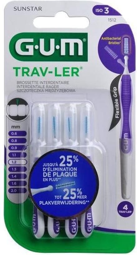 Gum Trav-ler Extra Fine 1.2 mm - 4 st - Rager