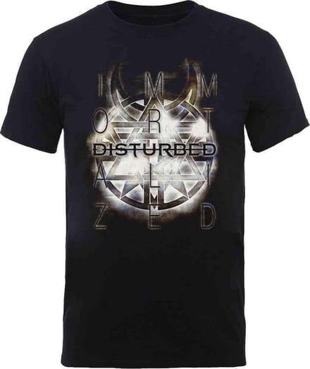 Disturbed - Symbol Heren T-shirt - M - Zwart