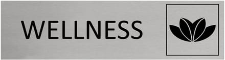 CombiCraft Aluminium deurbordje Wellness 165x45mm - per stuk