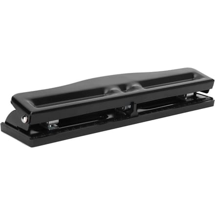 3 Gats Verstelbare Gatenpons Home Office DIY Handmatige Gatenmaker Accessoire Zwart black