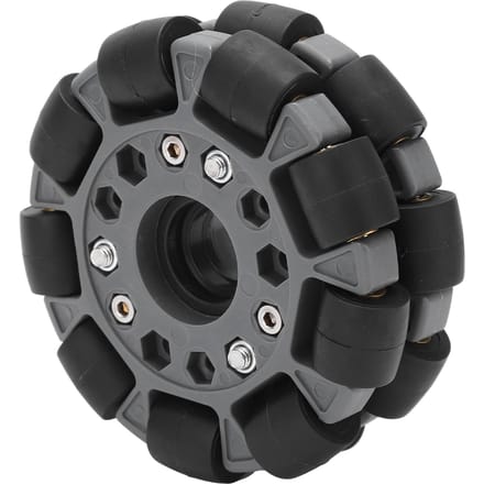 100mm Dubbel Plastic Omni Directioneel Wiel Belasting 20KG voor Platform Robot Kit 14049