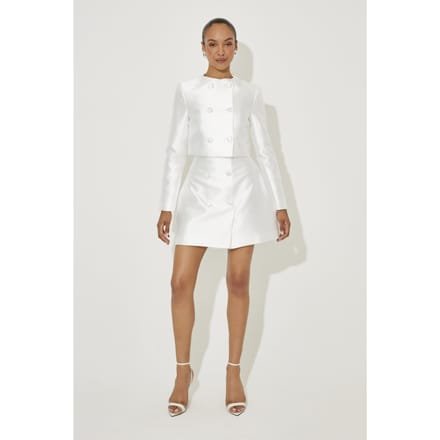 Odd Muse Satin Mini Skirt White Taglia: M | Minigonne Outlet | Donna | Bianco