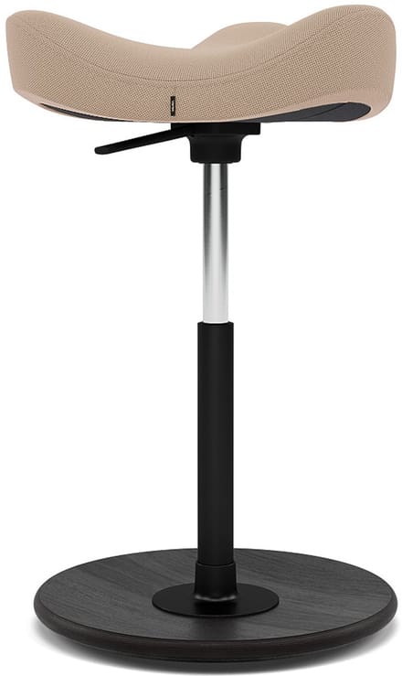 Varier Move zadelkruk, Beige/Zwart Tonal - ergonomisch