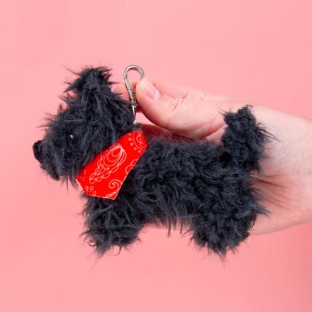 Bitten Knuffel Sleutelhanger - Hond