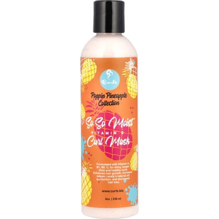 Boucles, Collection Ananas Pétillant, So So Moist, Vitamine C, Masque pour Boucles, 236 ml (8 oz) orange