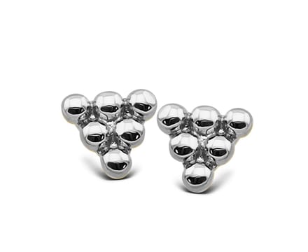 Oorbellen Balletjes Zilver JE025S
