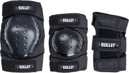 Bullet Triple Padset Combo 3-Delige Beschermset / Valbescherming - Volwassenen - L
