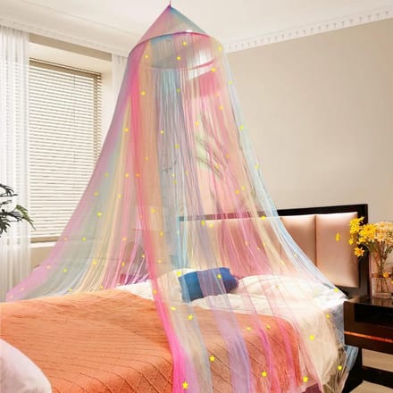 MKSS® Klamboe 1 Persoons - Muggennet - Muskietennet Baby - Regenboog