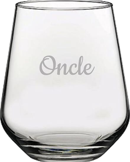 Drinkglas gegraveerd - 42,5cl - Oncle