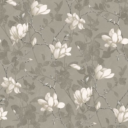 Boråstapeter Vliesbehang 7227 - Adorn - Botanisch Grijs - 53cm x 10.05m