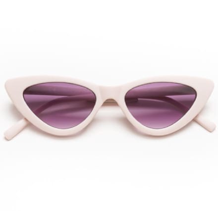 Piu Forty OKKIA Preassembled sunglasses with soft touch spectacle frames cat shapes – col. White