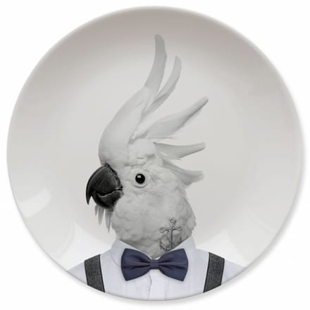 Mustard Bord - Wild Dining Cockatoo