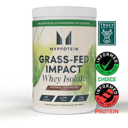 Impact Whey Isolate - 1KG - 33servings - Natural Chocolate (Grass-Fed)