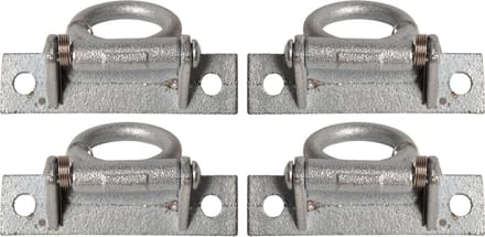 Vloerring met veer 90x23 mm - set van 4 stuks