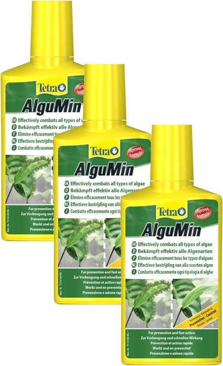 Tetra Aqua Algumin Bio Algenremmer - Algenmiddelen - 3 x 250 ml