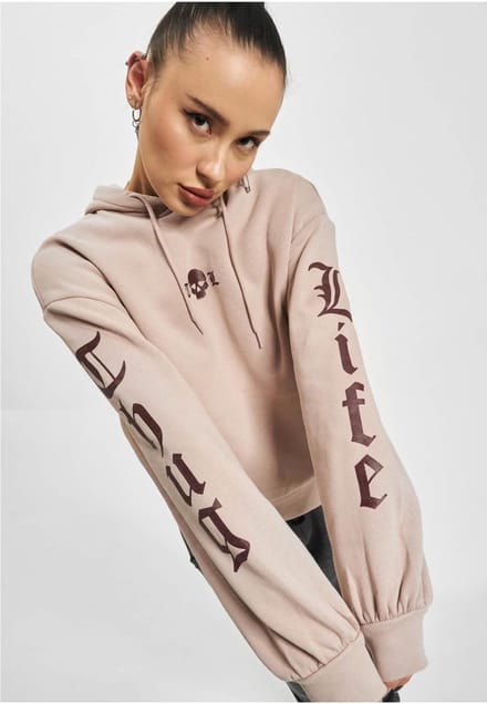 Thug Life - Caution Hoodie/trui - 4XL - Roze
