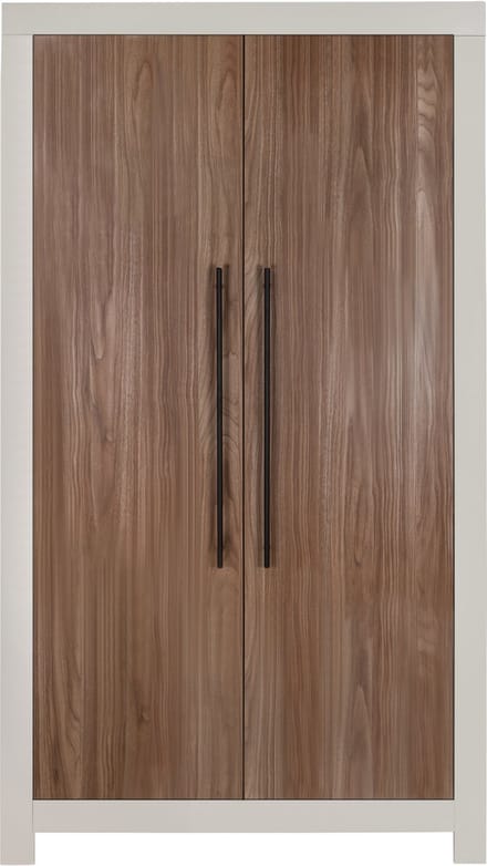 Europe Baby Vittoria III Kledingkast 2-Deurs - Cashmere / Walnut