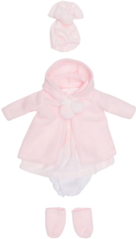 Asi poppenkleding duffeljas roze - poppenjas speelgoed.