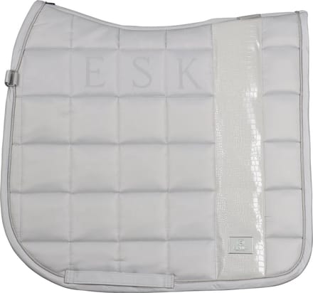 Eskadron Zadeldek Platinum Big Square Glossy Gebroken Wit - Gebroken Wit - dressuur Pony